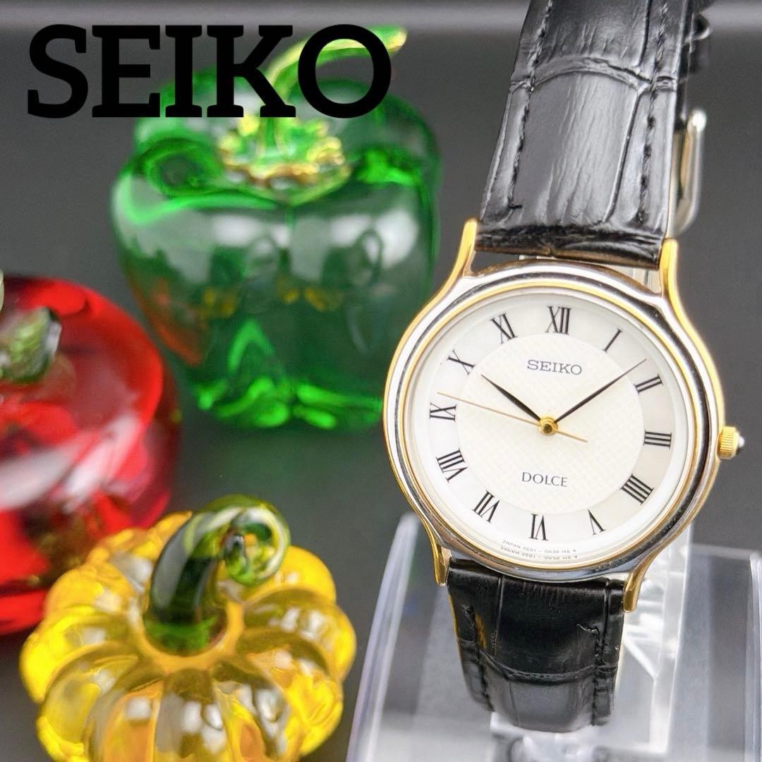 SEIKO Dolce 5E61-0A20 White Quartz Men’s Watch