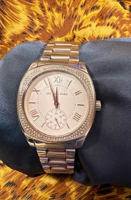 Michael Kors Bryn Stainless Steel Glitz Silver Watch MK6133 — Vintage