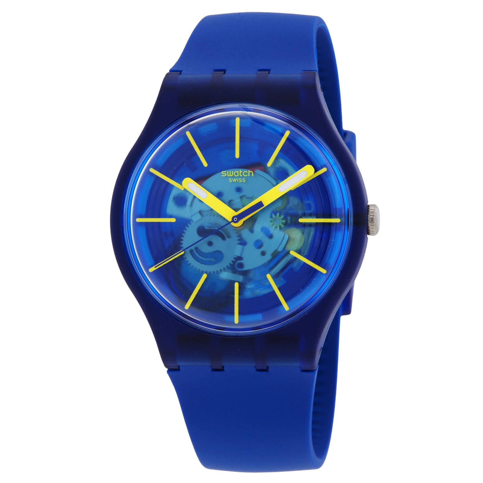 Swatch Revealed In The Depths Quartz Blue Dial Unisex Watch SO29I100