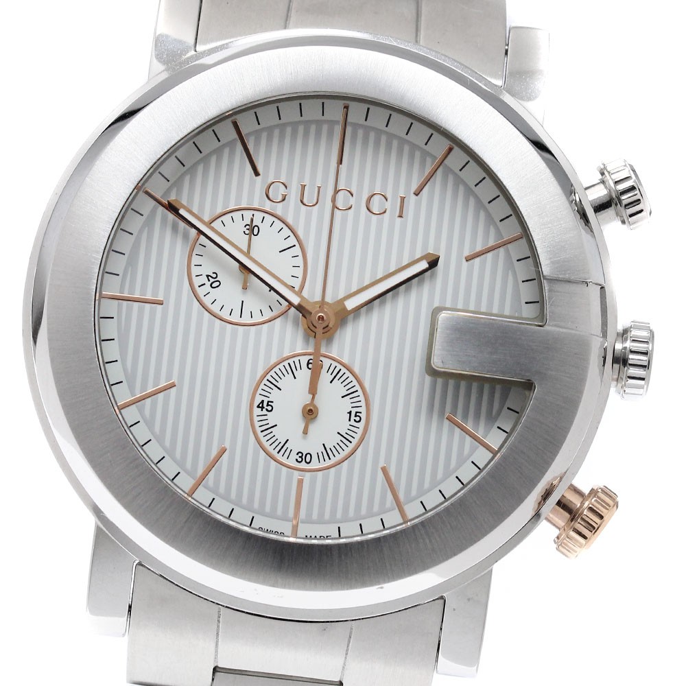 GUCCI G Chrono 101M/YA101360 Silver Dial Quartz Men’s Watch_962277