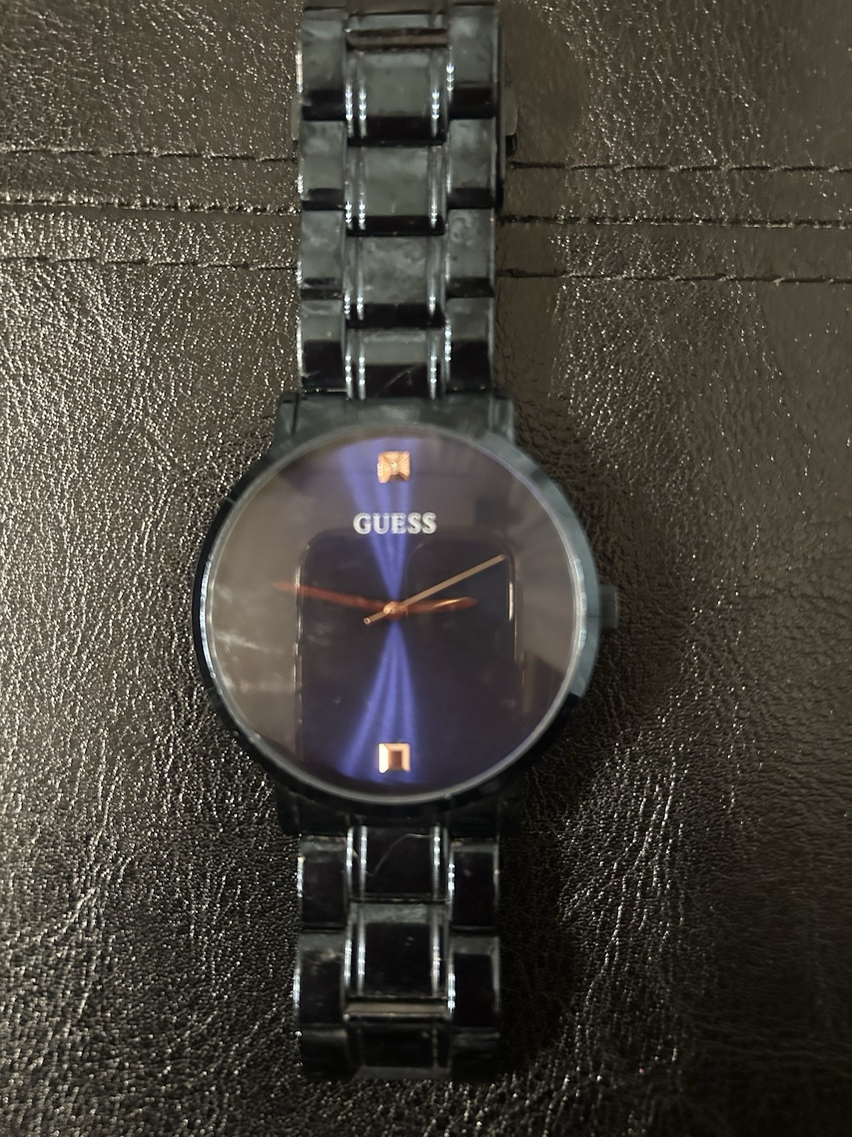 Guess Blue Diamond His Or Hers Analog Watch