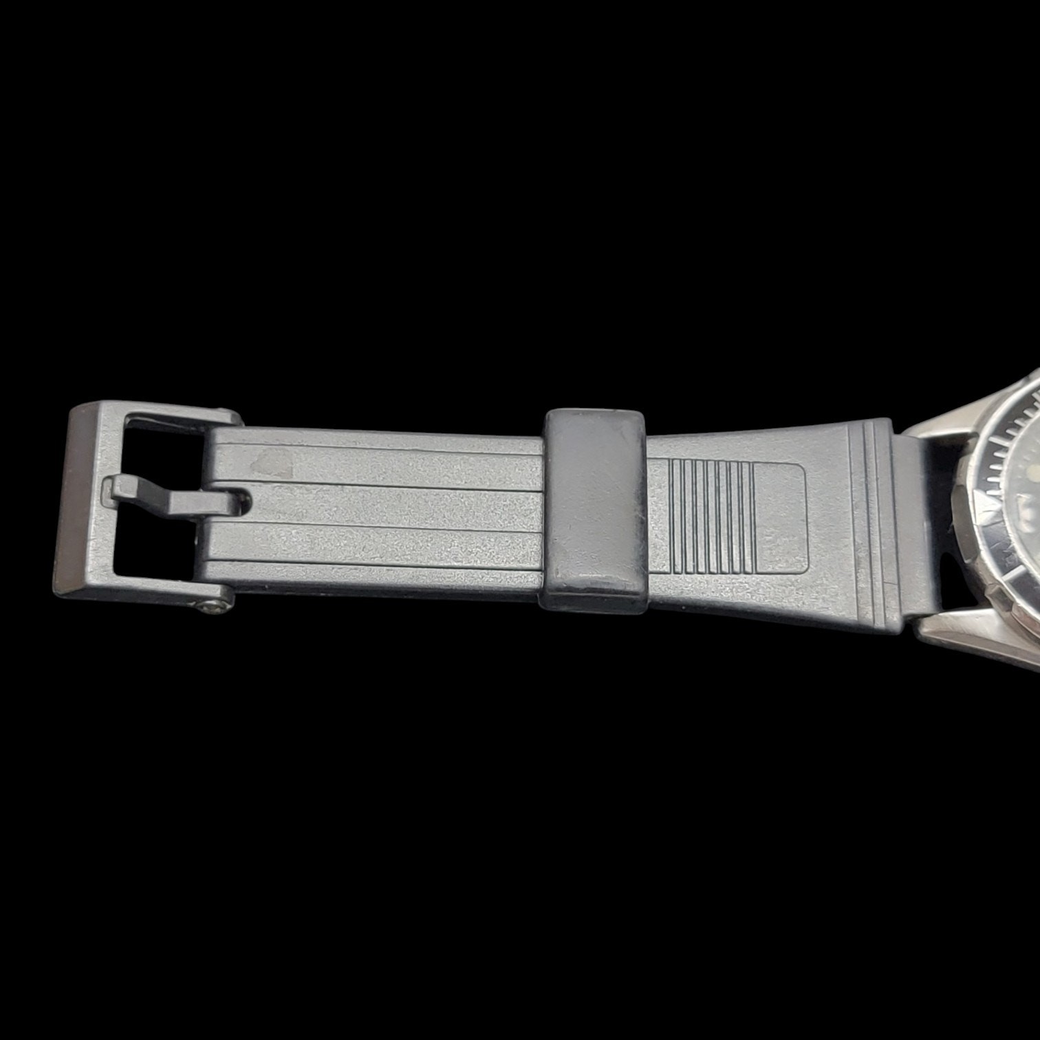 Technos Skydiver Professional 150m Quartz Watch Black Dial Vintage Womens Dive