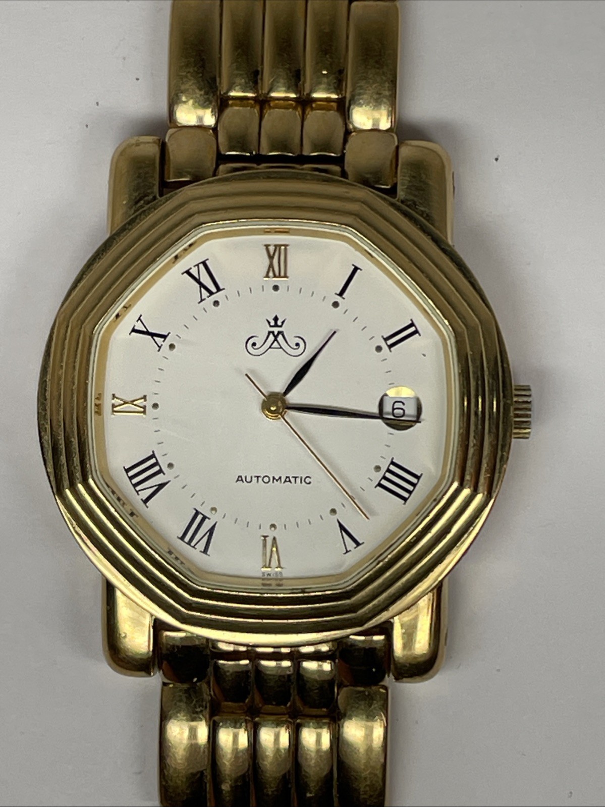 Meister Anker Watch Swiss 17 Jewels Automatic Cal ETA 2824-2 Skeleton Mens VTG