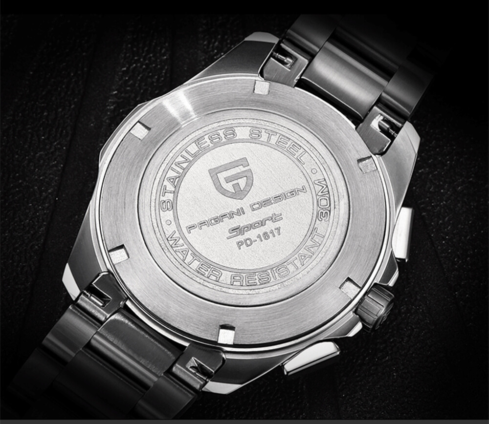 Mens Mechanical Watches Automatic Date Stainless Steel Ceramic Bezel Analog Dial