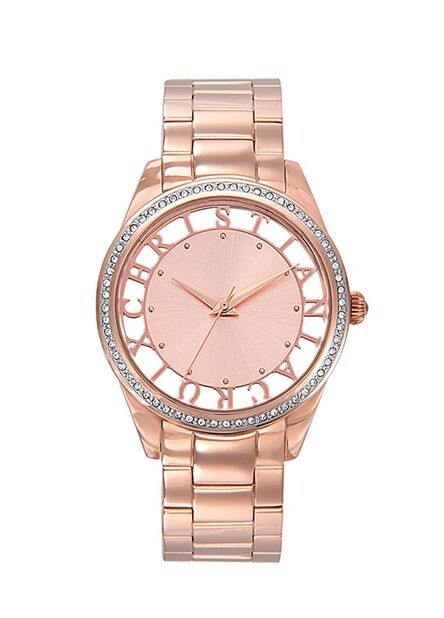 Christian Lacroix Rose Gold Ladies Wrist Watch N°8009308 New Old Stock Tarnished