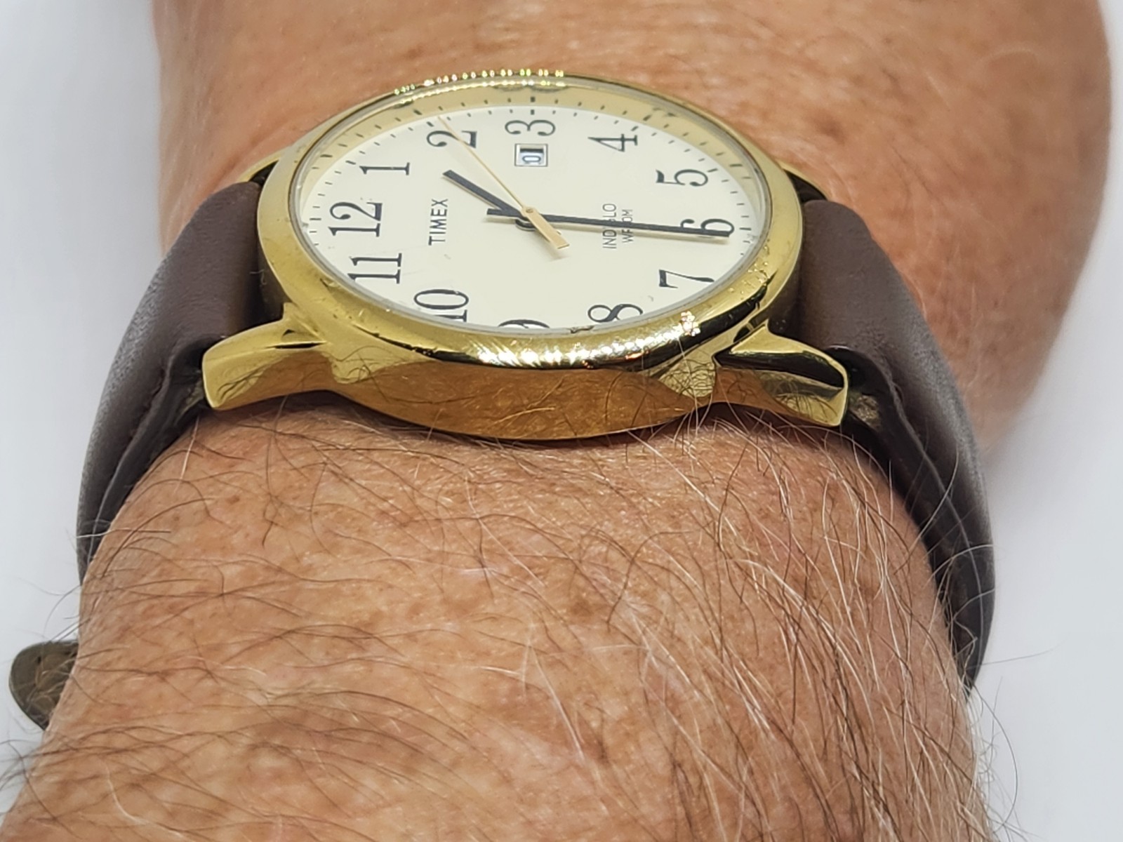 Timex Easy Reader Cream Dial Men’s Watch – TW2P75800 Really Good Condition