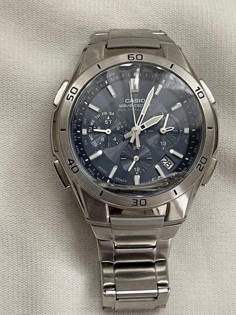 Working condition CASIO wave ceptor WVQ-M410 radio-controlled solar watch