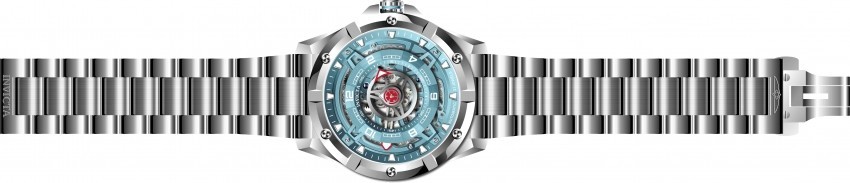 Invicta Racing Interpoint Men’s Automatic Watch 43.5mm, Steel/Blue (70084)