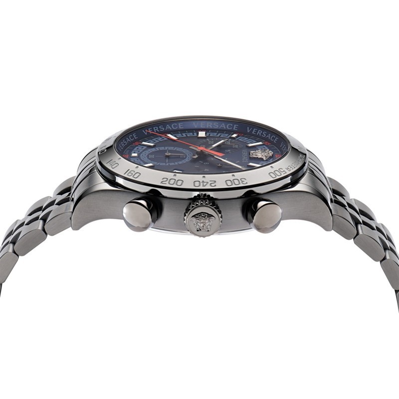Versace Hellenyium Chronograph VE2U00722 Men’s Swiss Quartz Blue Dial Sapphire