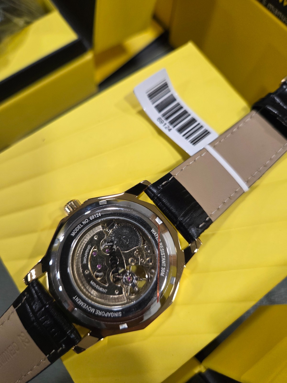 Invicta 69124 – AUTOMATIC Objet D Art Epigraph Men’s Watch w/ Skeleton Dial