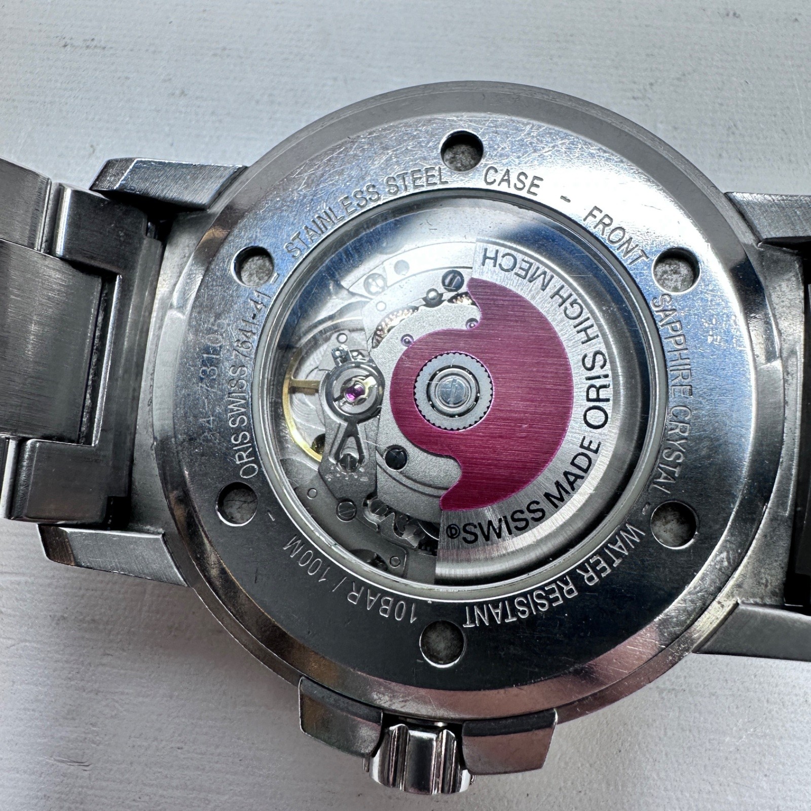 Oris BC3 Advanced Day Date Automatic Black Dial Steel Men Watch 7641-41