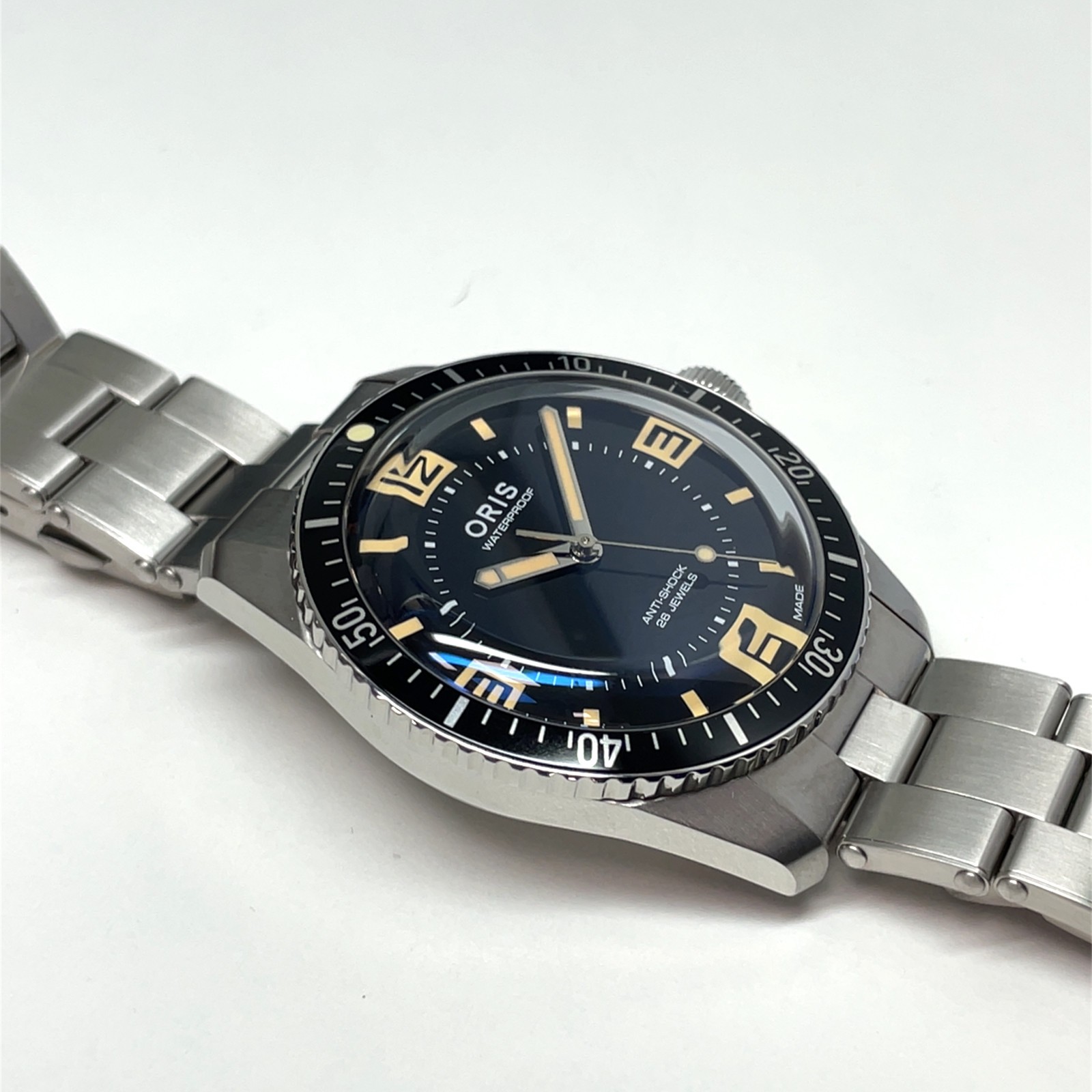 Oris Divers Sixty-Five 60th Anniversary 40mm Watch 0173377724034 Black Dial Stee