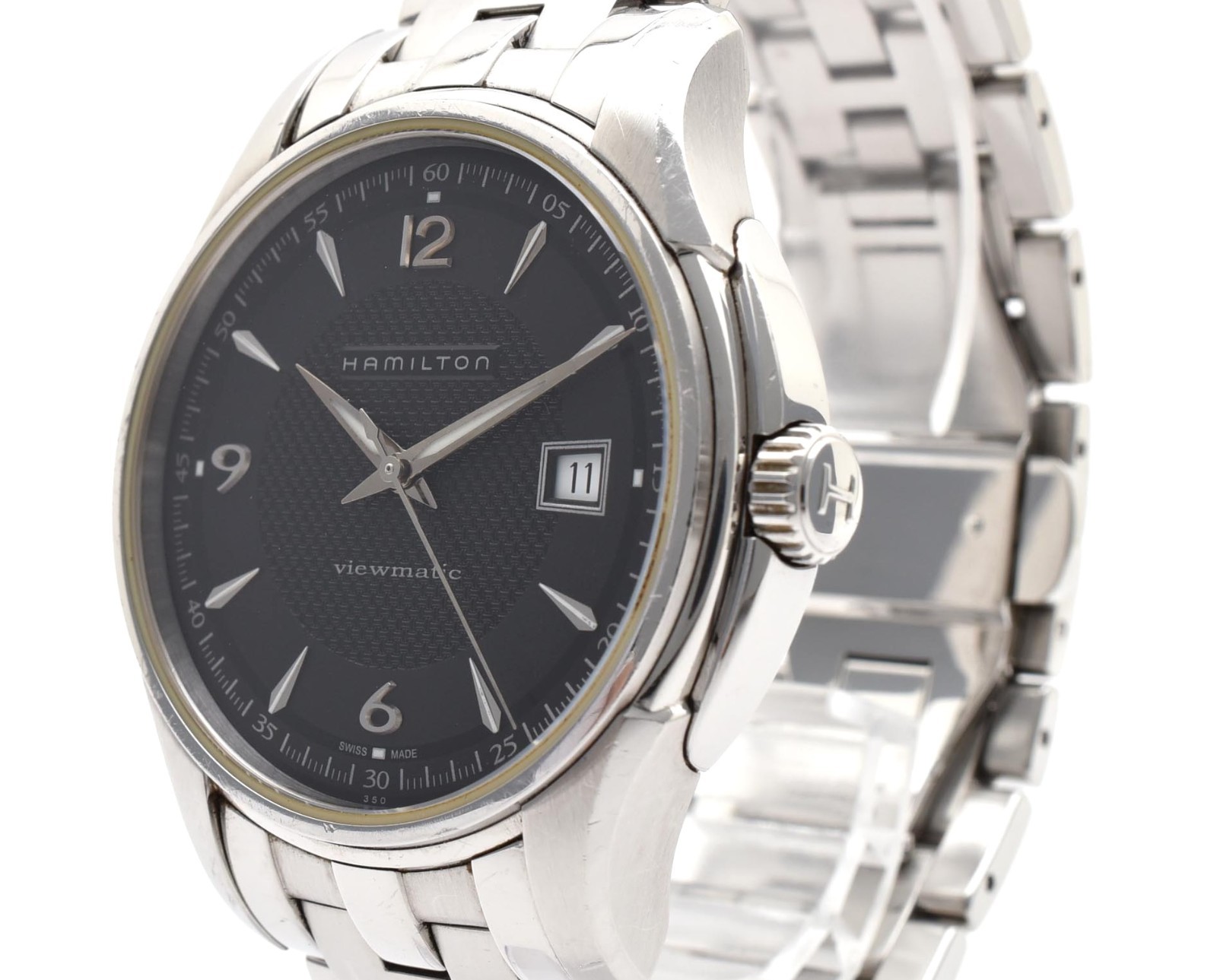 [Box,Paper] Hamilton Viewmatic Jazzmaster H325150 Automatic Men’s Watch JAPAN