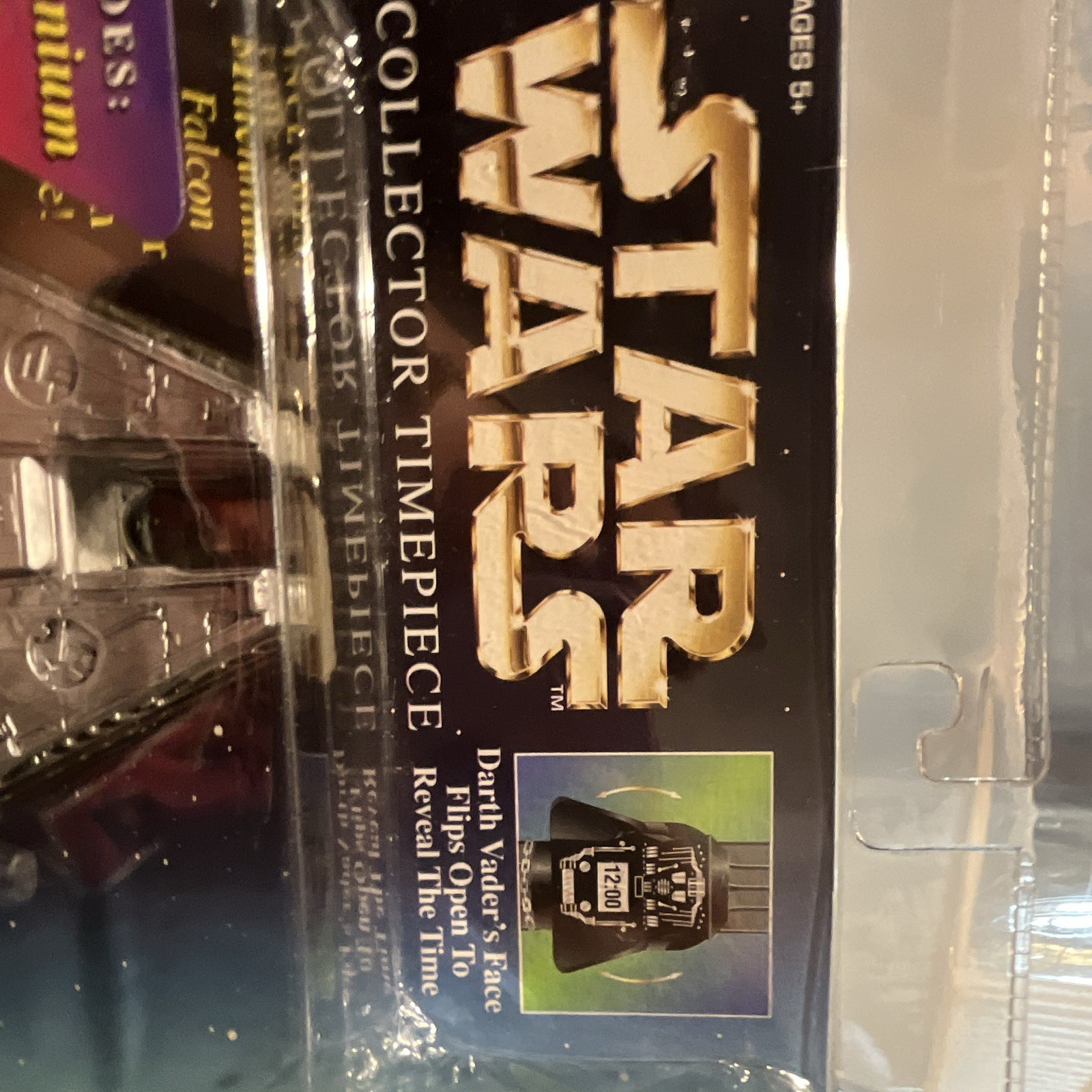Star Wars Darth Vader Digital Flip-Open Watch w/ Millennium Falcon Case