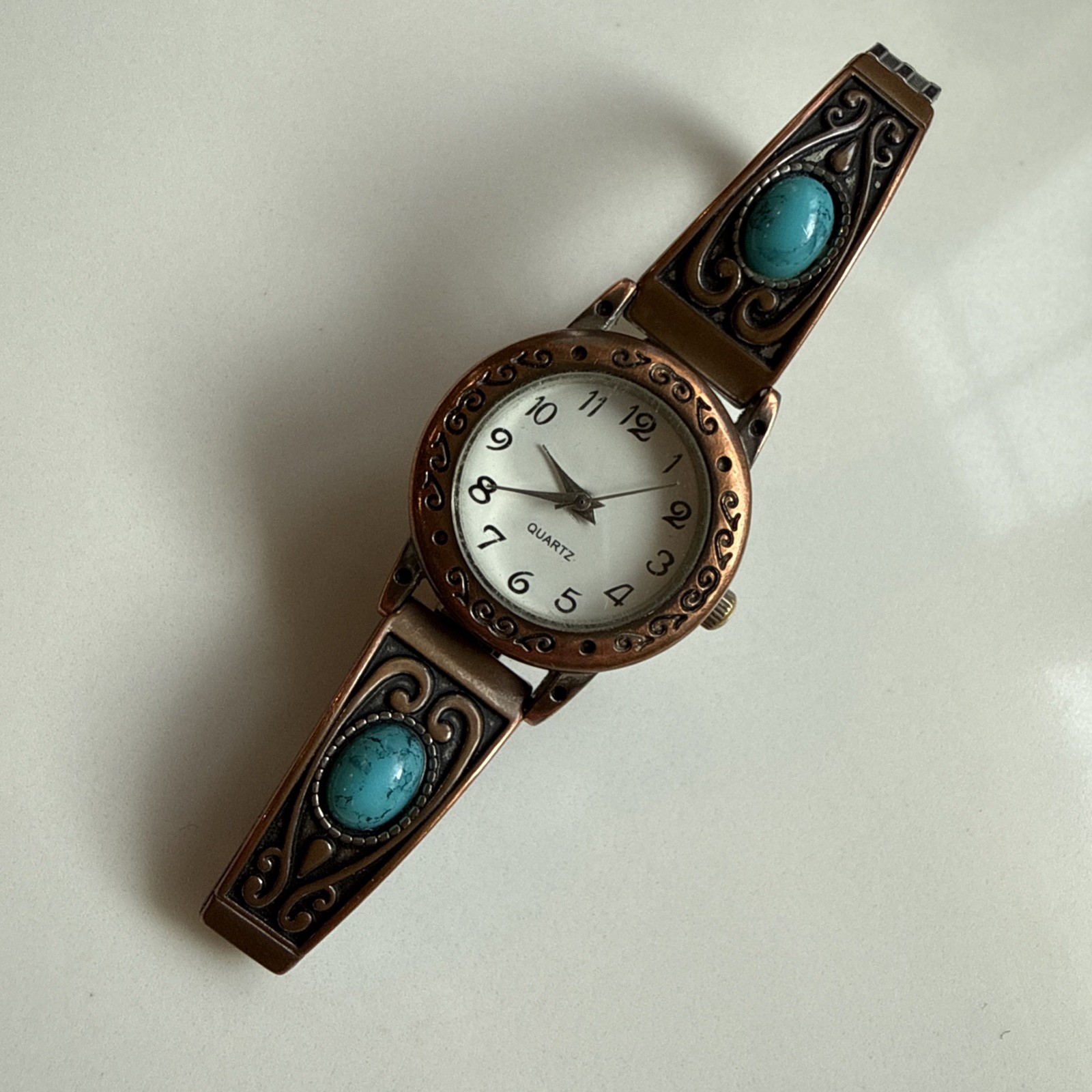 SR626SW Women’s Wristwatch Quartz Silver Stainless Steel Turquoise Japan