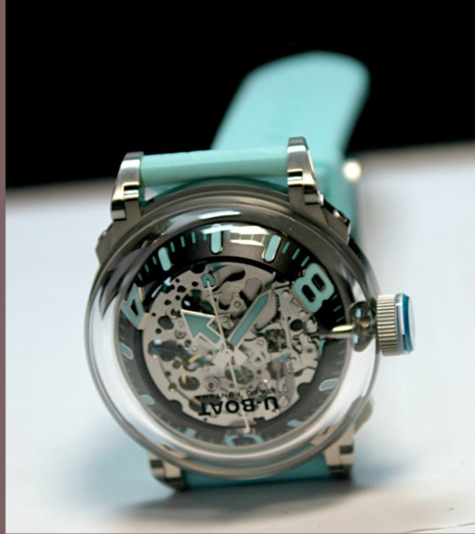 U-Boat U-65 Automatic Ref.: 3345 44mm 5ATM light blue unworn