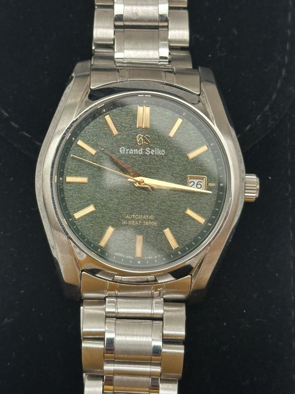 Seiko 4R36 40mm Men’s Automatic Watch – Silver/Green “Grand Seiko”