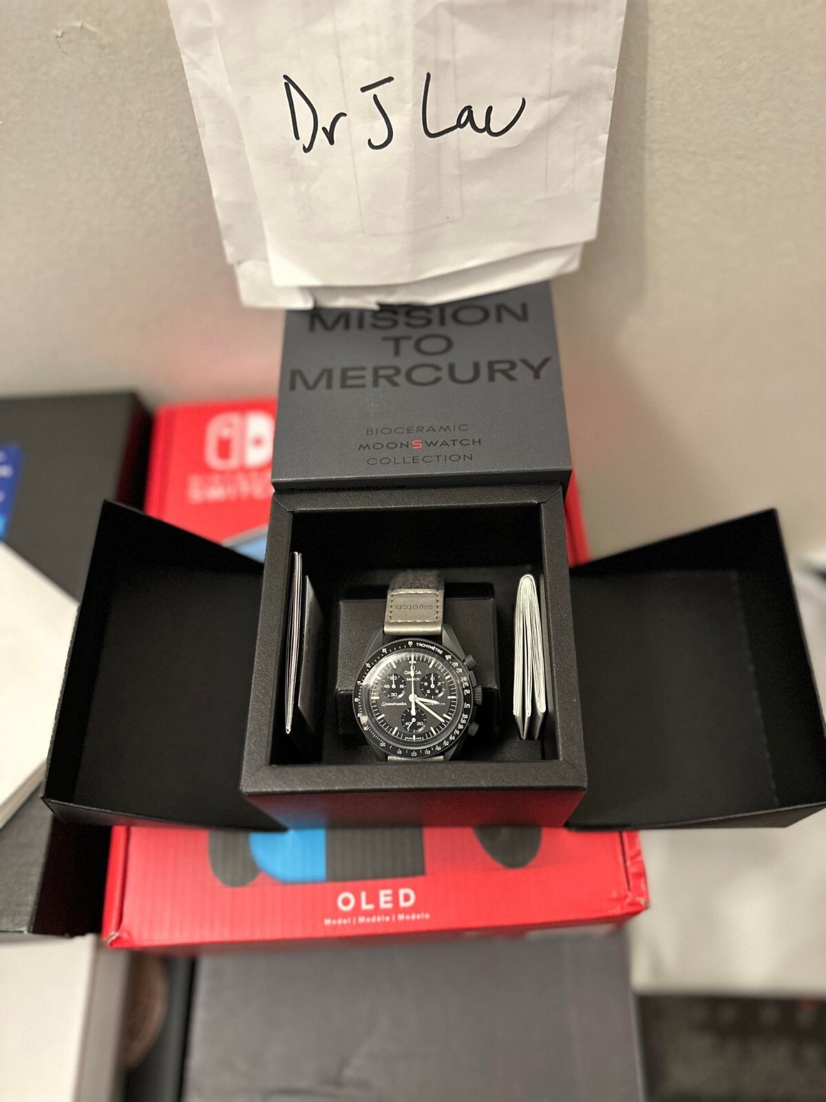 Swatch x Omega Bioceramic Moonswatch Mission To Mercury – Brand New Fast Ship