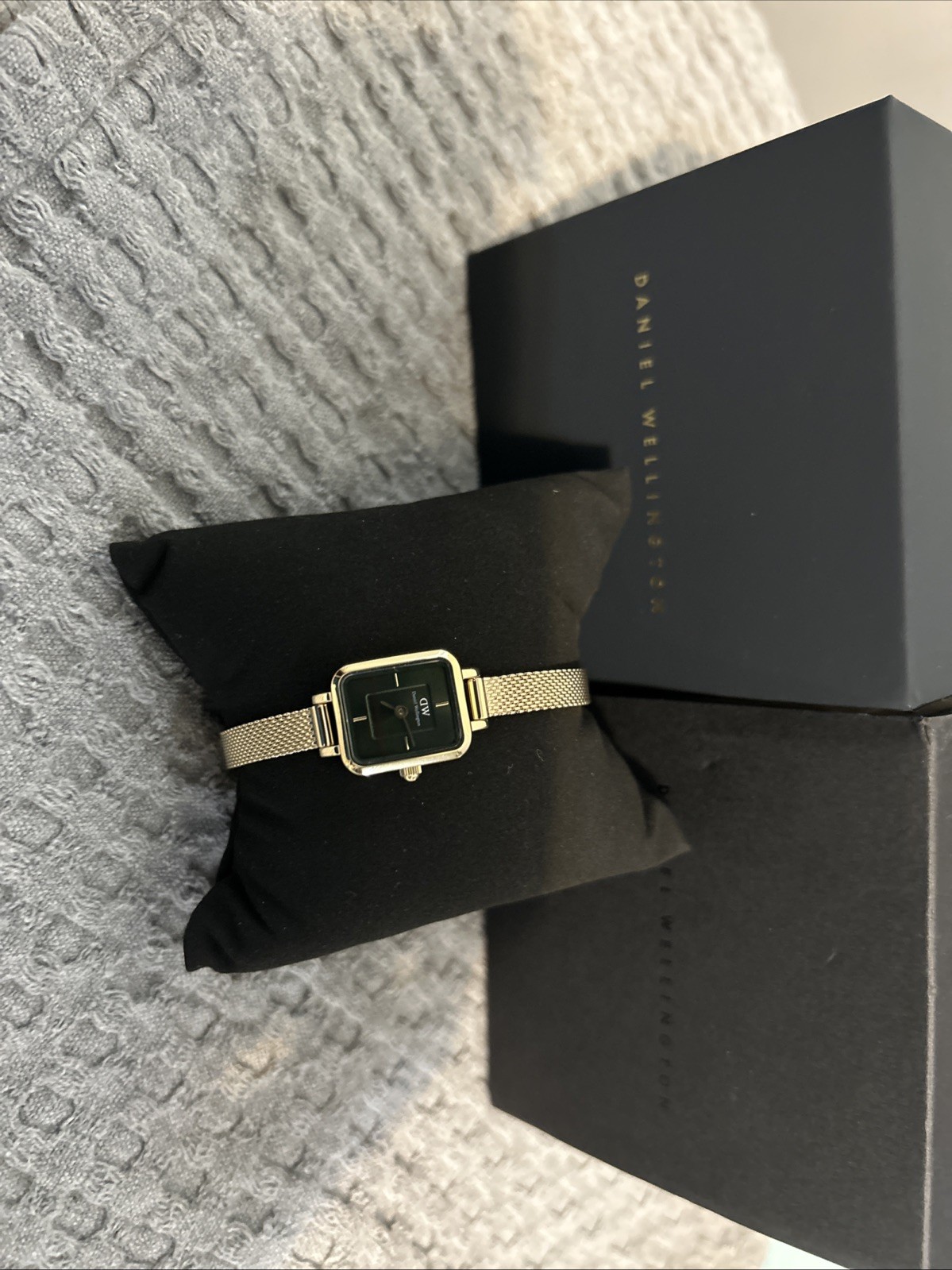 Daniel Wellington Quadro Mini Watch Brown Strap