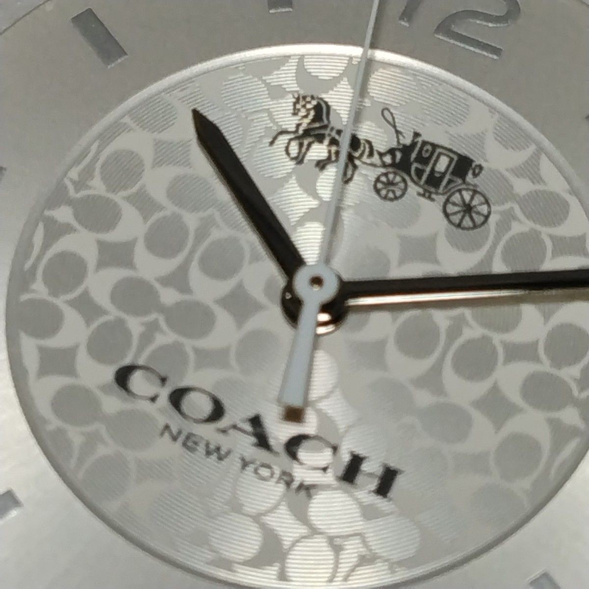 Battery Replacement and Cleaning Completed COACH Quartz Watch 14502525 Rubber Ba