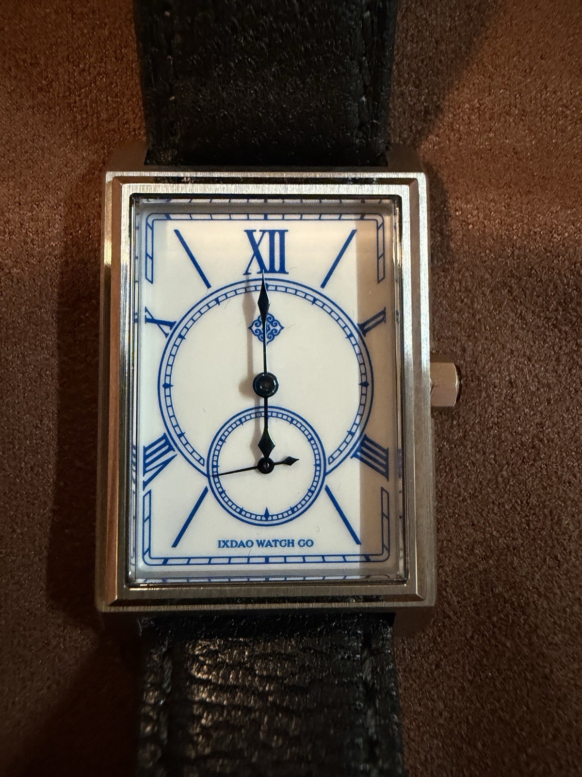 NEW IXDAO JD-DZ09S White Dial With Blue Print. Swiss Quartz Movement