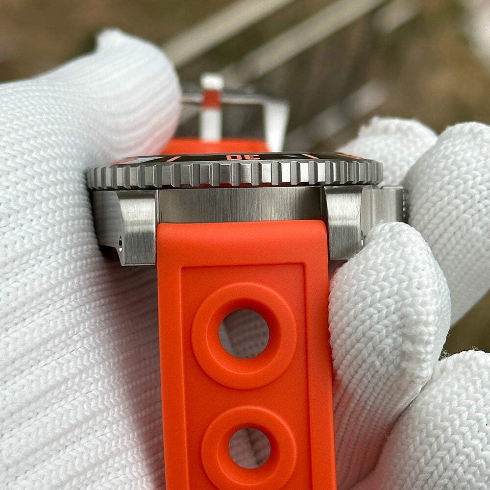 STEELDIVE SD1987 — Orange 46.5MM Big Size Analog 2000m NH35 Automatic Dive Watch