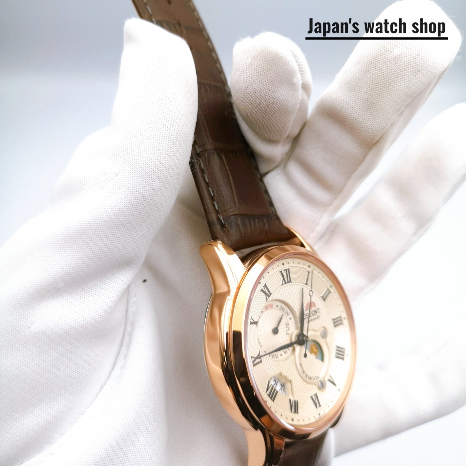 ORIENT ORIENT Classic SUN & MOON RN-AK0001S Brown Men’s Watch New in Box
