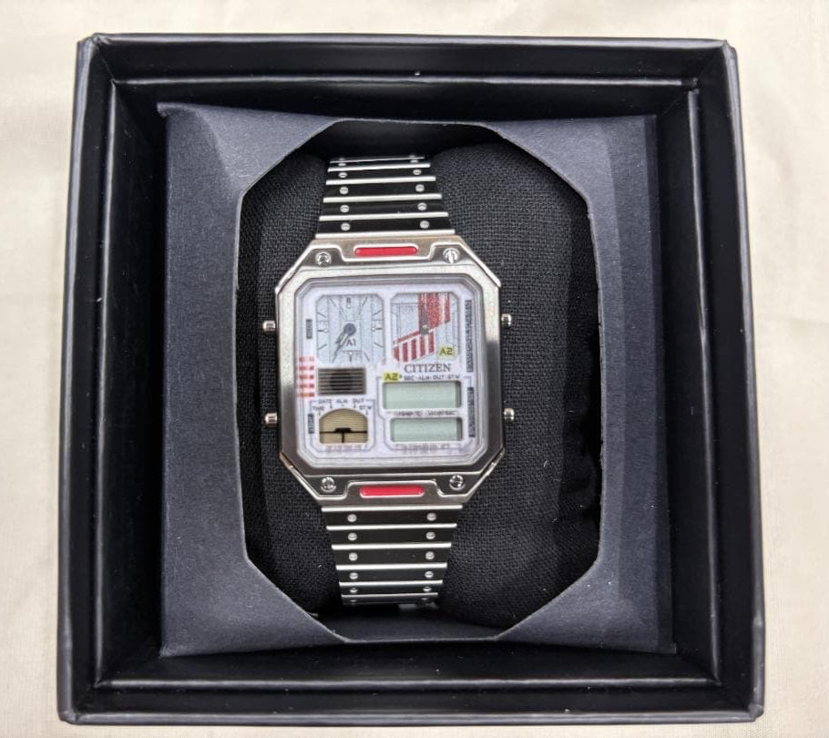 CITIZEN Thermo Sensor Star Wars X-Wing Starfighter Limited Edition Watch Japan