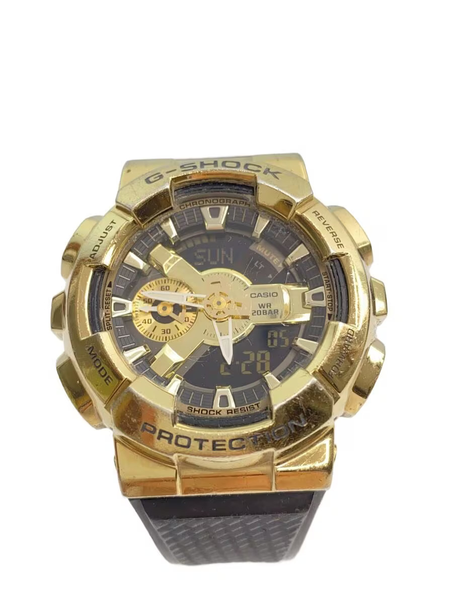 CASIO G-SHOCK GM-110G-1A9JF Analog-Digital Black Used 070