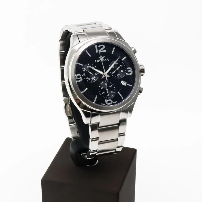 Optima – Swiss Chronograph – OSC449-SS-3 Swiss Ronda Quartz 44.15 mm OSC449