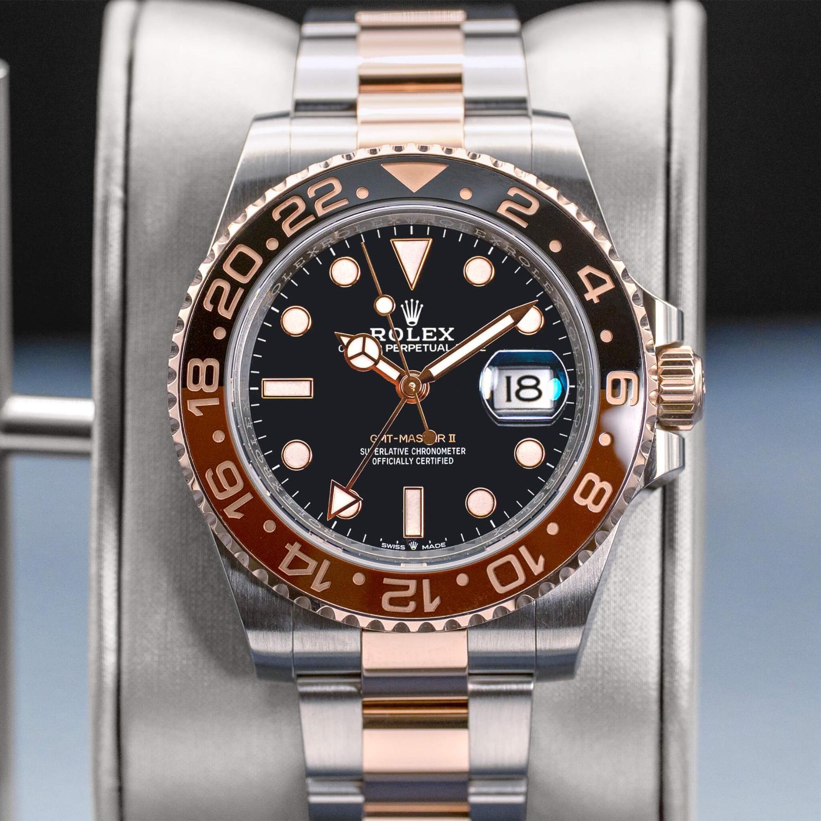 Rolex GMT Master II 126711CHNR “Rootbeer” 40mm Box & Papers