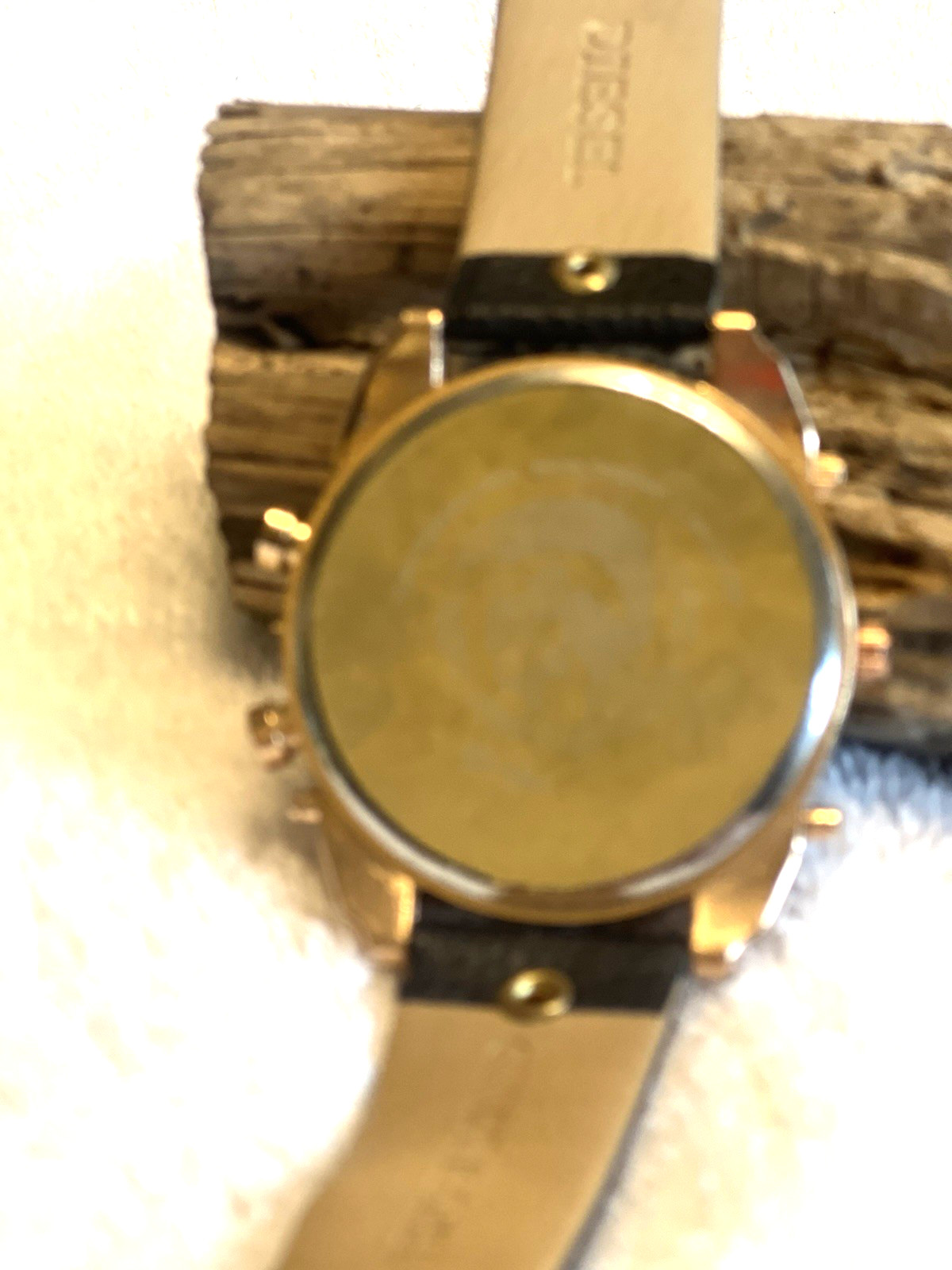 DIEZEL DZ-7261 WATCH 3 BAR CHRONGRAPH H2O RESISTANT 100′ STAINLESS LEATHER BAND