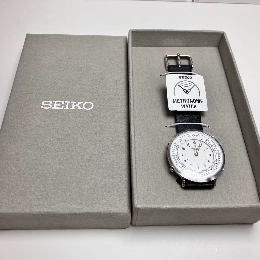 SEIKO Metronome Watch Standard Line Color Monotone SMW006A -New from JP -Fast !!