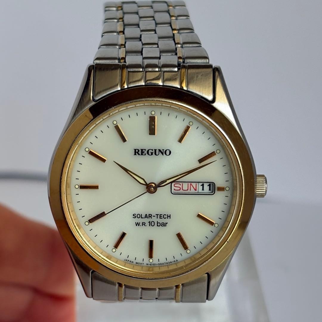 [Working] Citizen REGUNO Solar Watch, 3 Hands, Day/Date, Luminous Hands E101