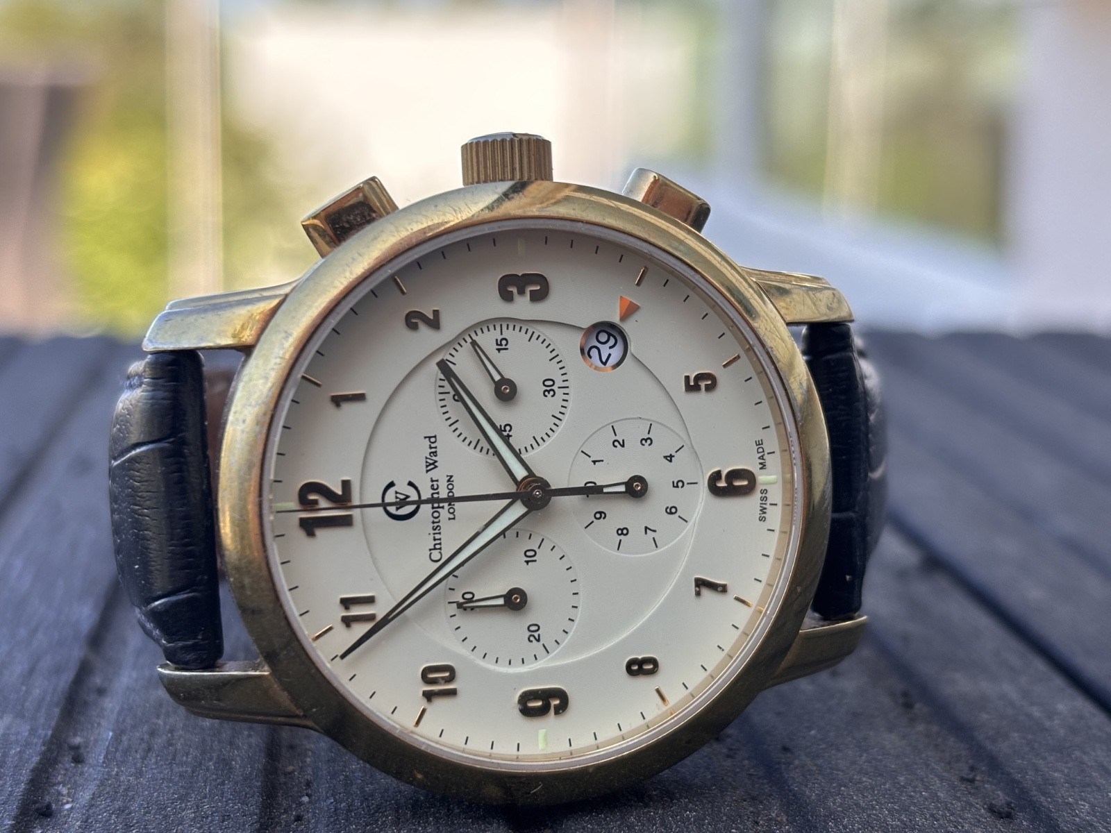 Christopher Ward C3 Malvern Chronograph Mk1 Gold (02/2010) WH1710C