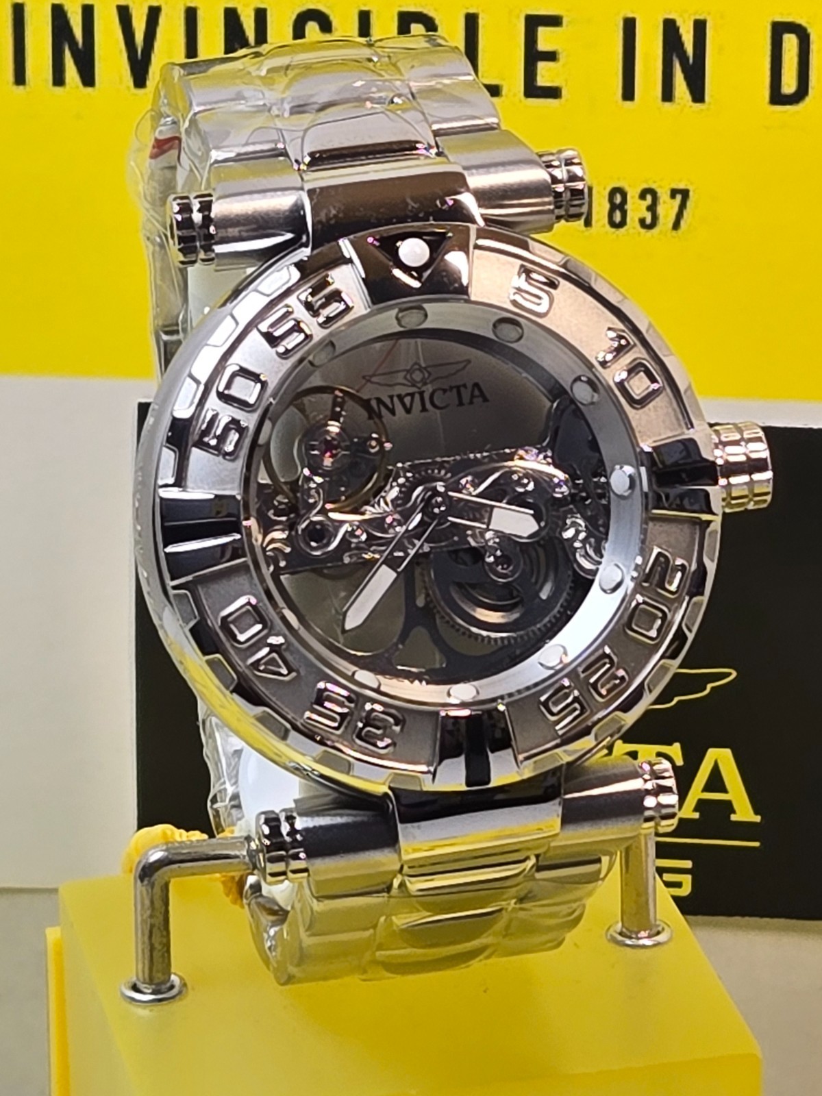 Invicta Subaqua Nebula Automatic Men’s Watch 47mm Steel w/ Skeleton Dial NEW!!!