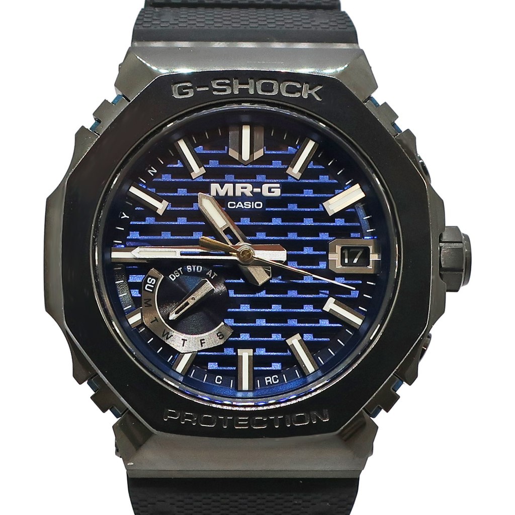 Casio MR-G MRG-B2100R-2AJR 13.6mm Titanium Blue Wristwatch #UW1385
