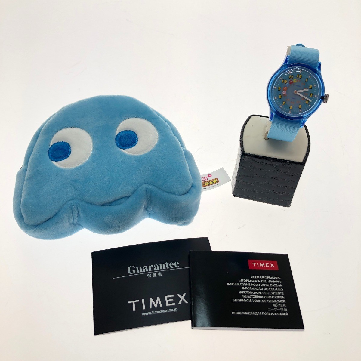 Timex Pac-Man Collaboration Camper Quartz Watch Blue Used