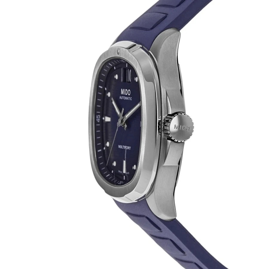New Mido Multifort TV Big Date Blue Dial Rubber Men’s Watch M049.526.17.041.00