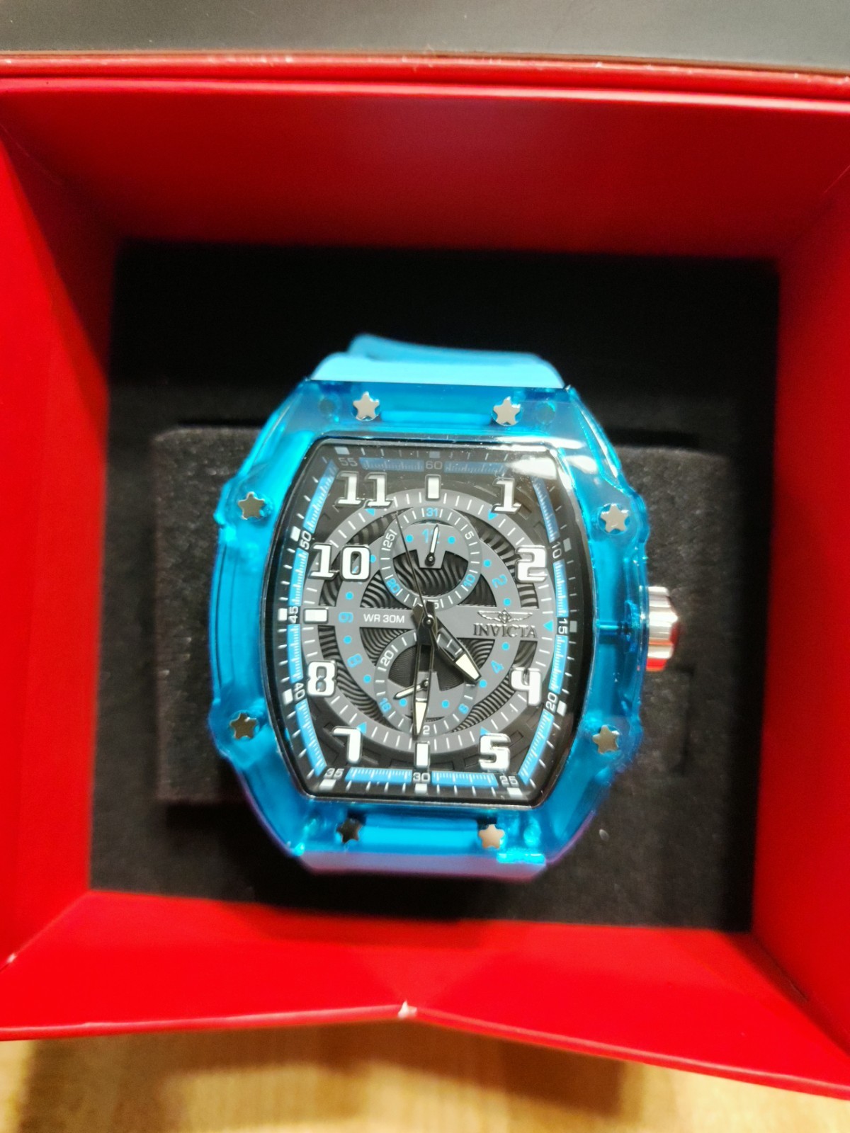 Invicta Racing Cyclone Men’s Watch – 48.5mm Blue 🌀