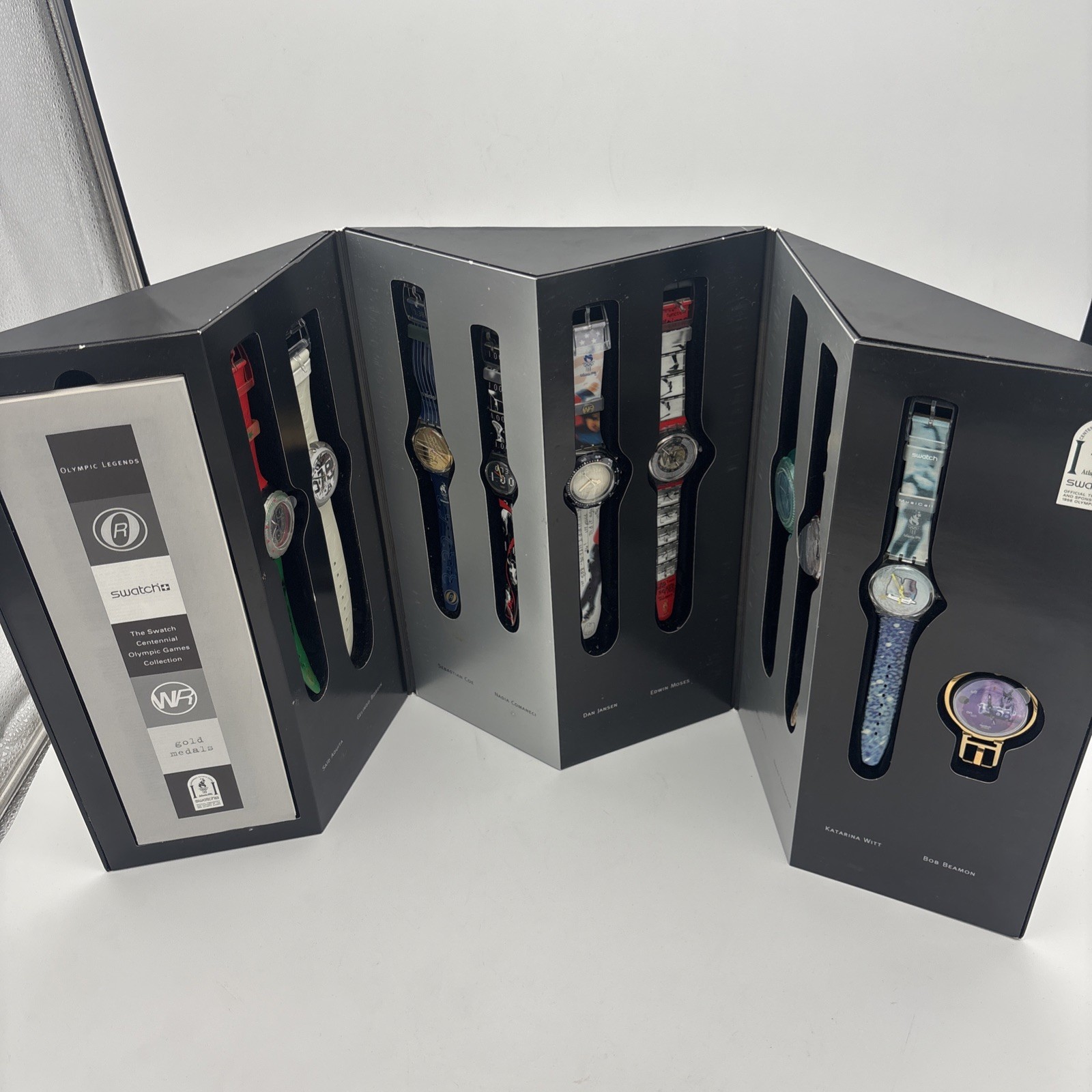 1996 Centennial Olympic Games – Swatch Watch “Olympic Legends” Ten Watch Set