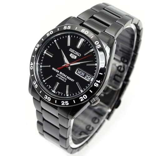 SEIKO SEIKO5 SNKE03KC Black Automatic Men’s Watch—New in Box F/S From Japan