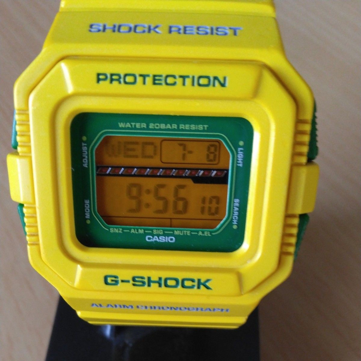 Casio G-SHOCK GLS-5500 CC Yellow Digital Watch Used