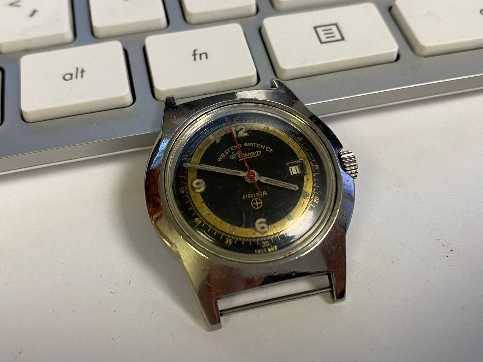 Vintage West End Watch Manual Wind Wrist Watch 35mm (W44) bamboo