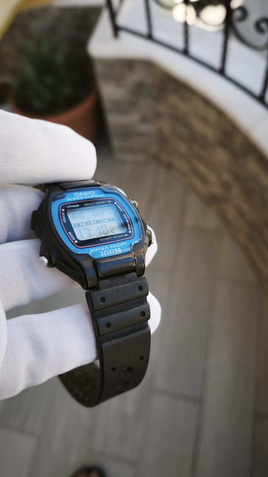 Casio Lithium Alarm Chrono Module1000 W-726 Digital Vintage Watch