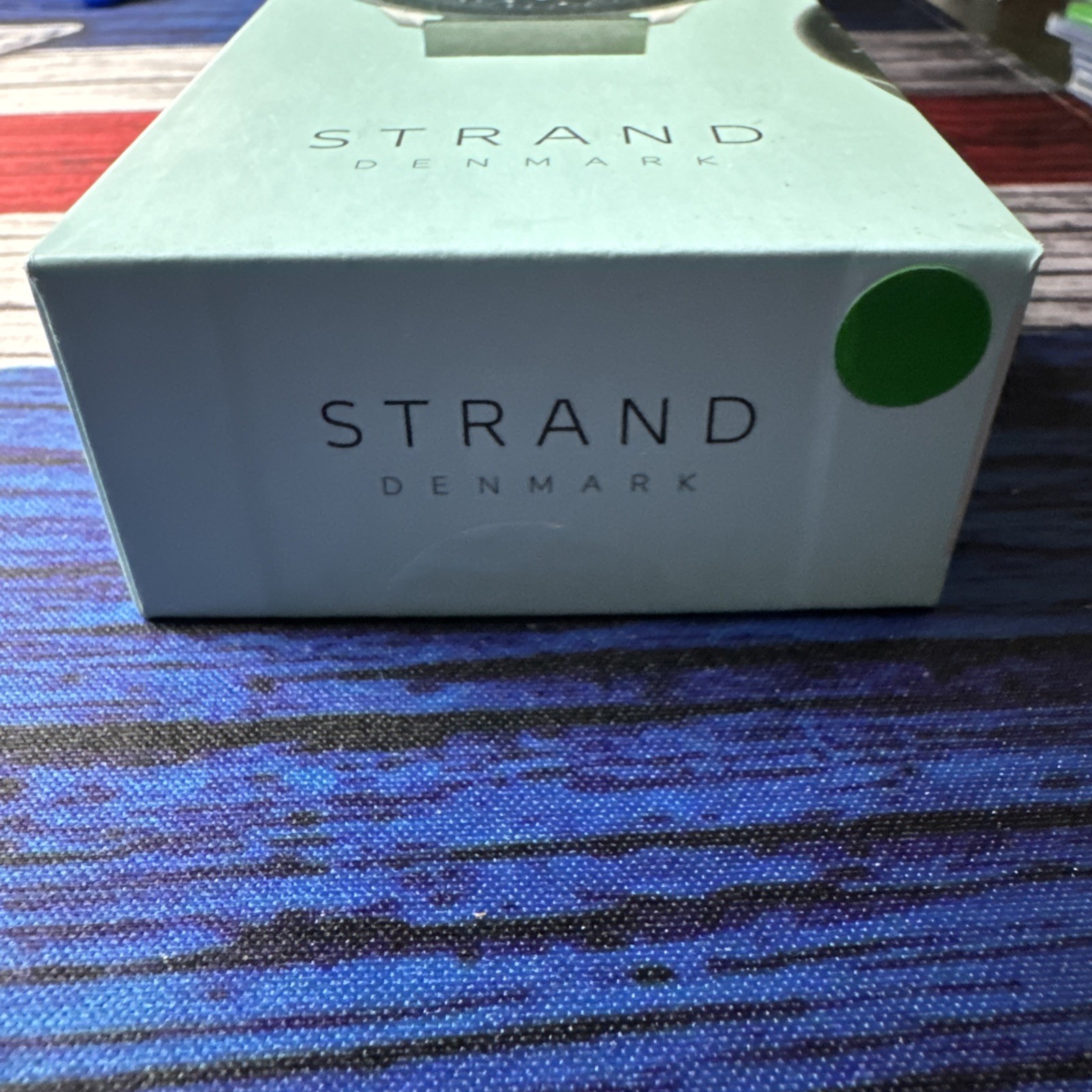 Strand Denmark Smart Watch Green Silcone Strap – Heart Rate, Steps, Water Resis