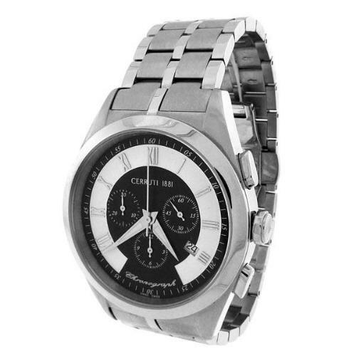 CERRUTI 1881 MEN’S TRADIZIONE SWISS STAINLESS QUARTZ WATCH NEW CT67071X403011