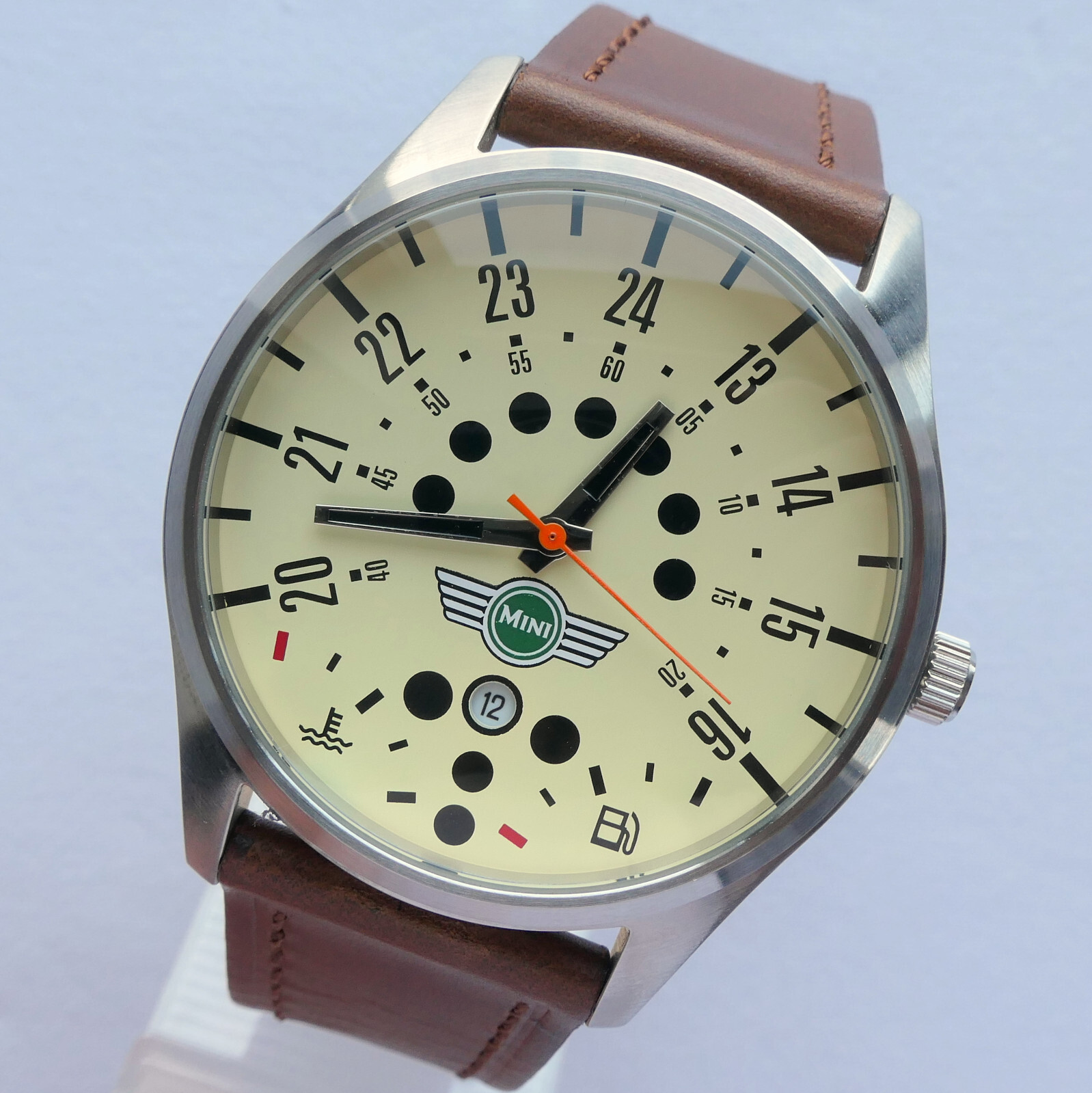 Mini John S Cooper Works JCW Speedometer Racing Classic Retro Sport Design Watch