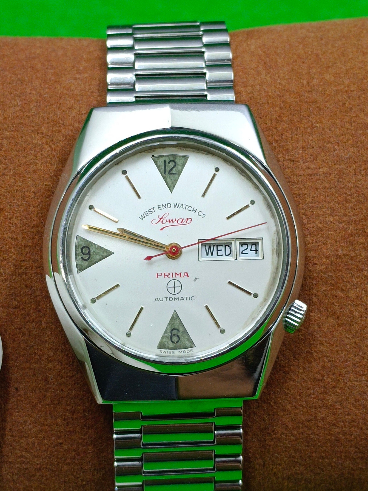 West End Co Watch 17 Jewels Automatic Day / Date Indicator