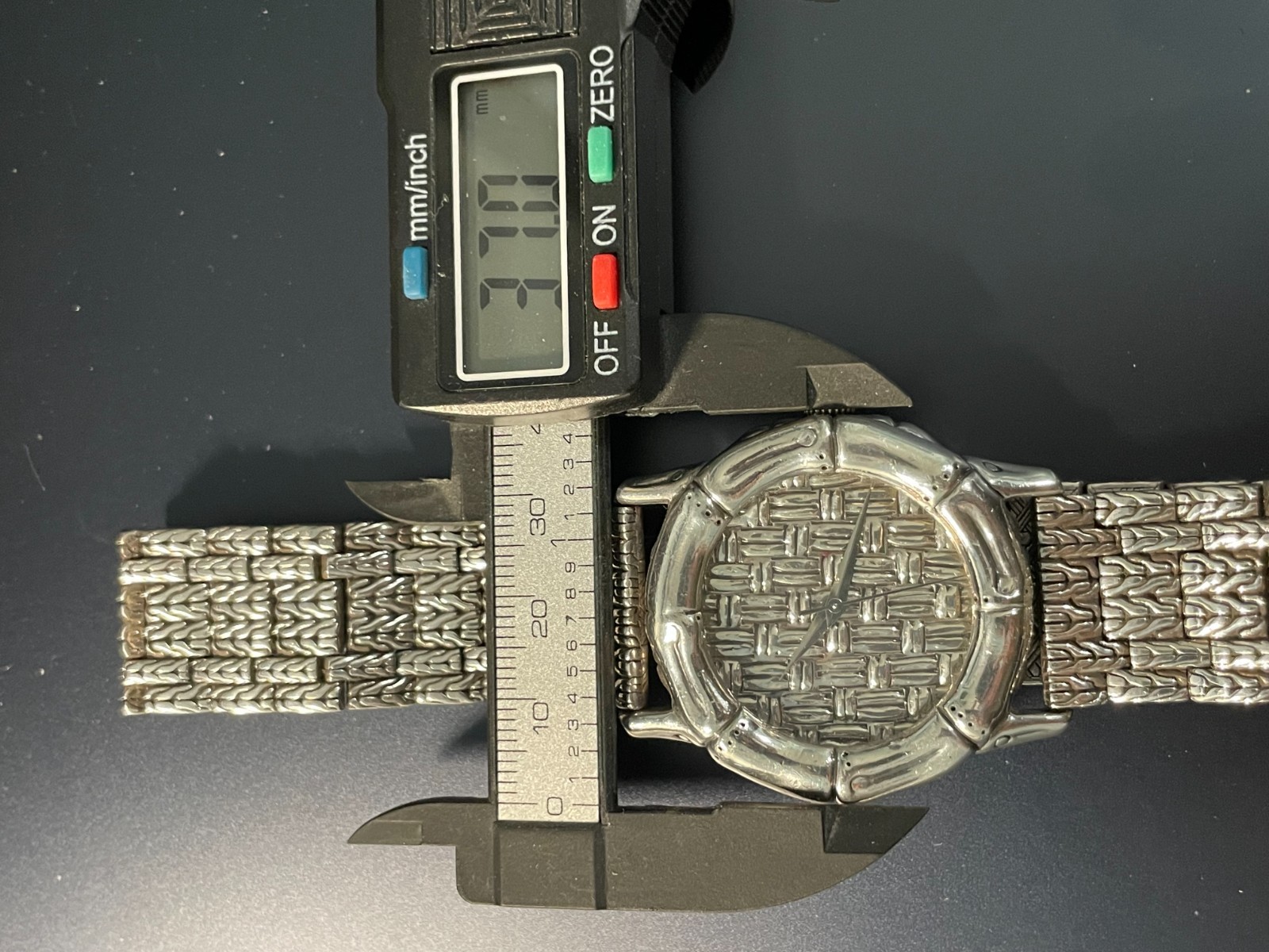 John Hardy Men’s Watch 4874 Deployment clasp & xtra links